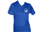 WOMENS ROYAL BLUE PERFORMANCE TEE SHIRT