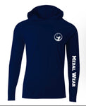 NAVY BLUE MENS PERFORMANCE HOODIE