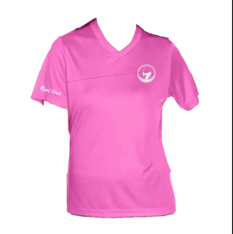 WOMENS PINK PERFORMANCE TEE SHIRT